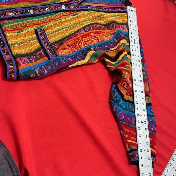 Vintage COOGI Wool Knitted Cosby Cardigan Sweater Size S Made In Australia RARE - Picture 3 of 13